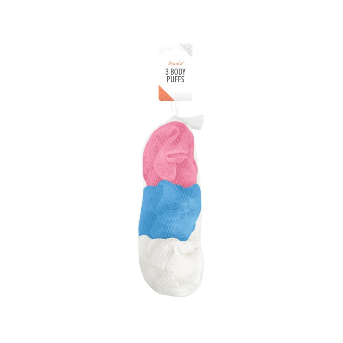 Assorted Body Puffs 3pk Brights