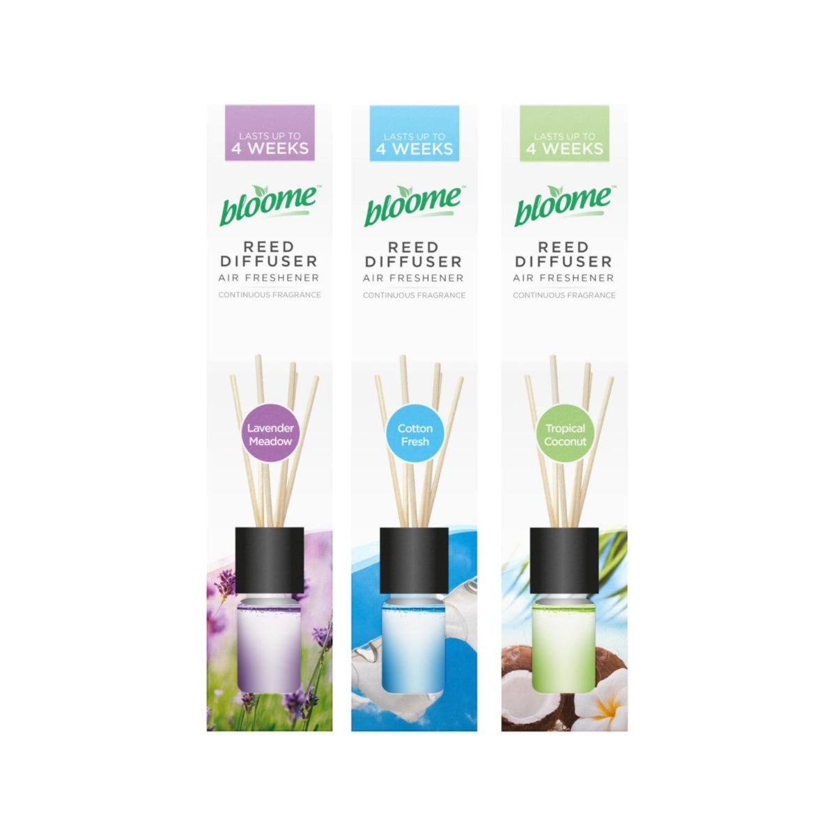 Assorted Fragranced Reed Diffusers 30ml