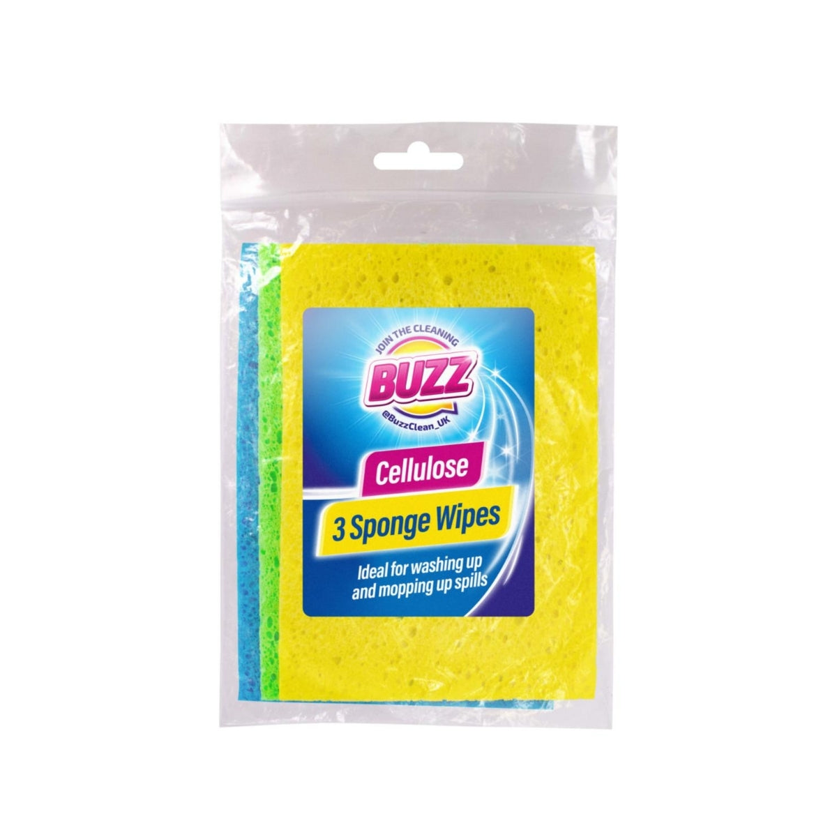 Buzz 3pk Cellulose Sponges