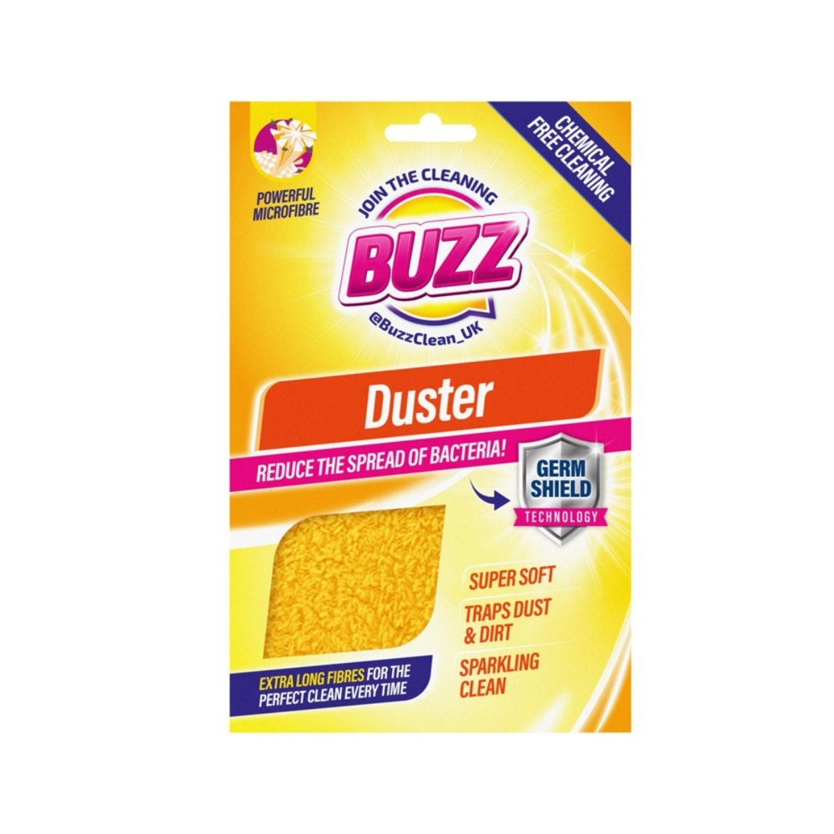 Buzz Microfibre Duster Cloth with Germ Shield OC