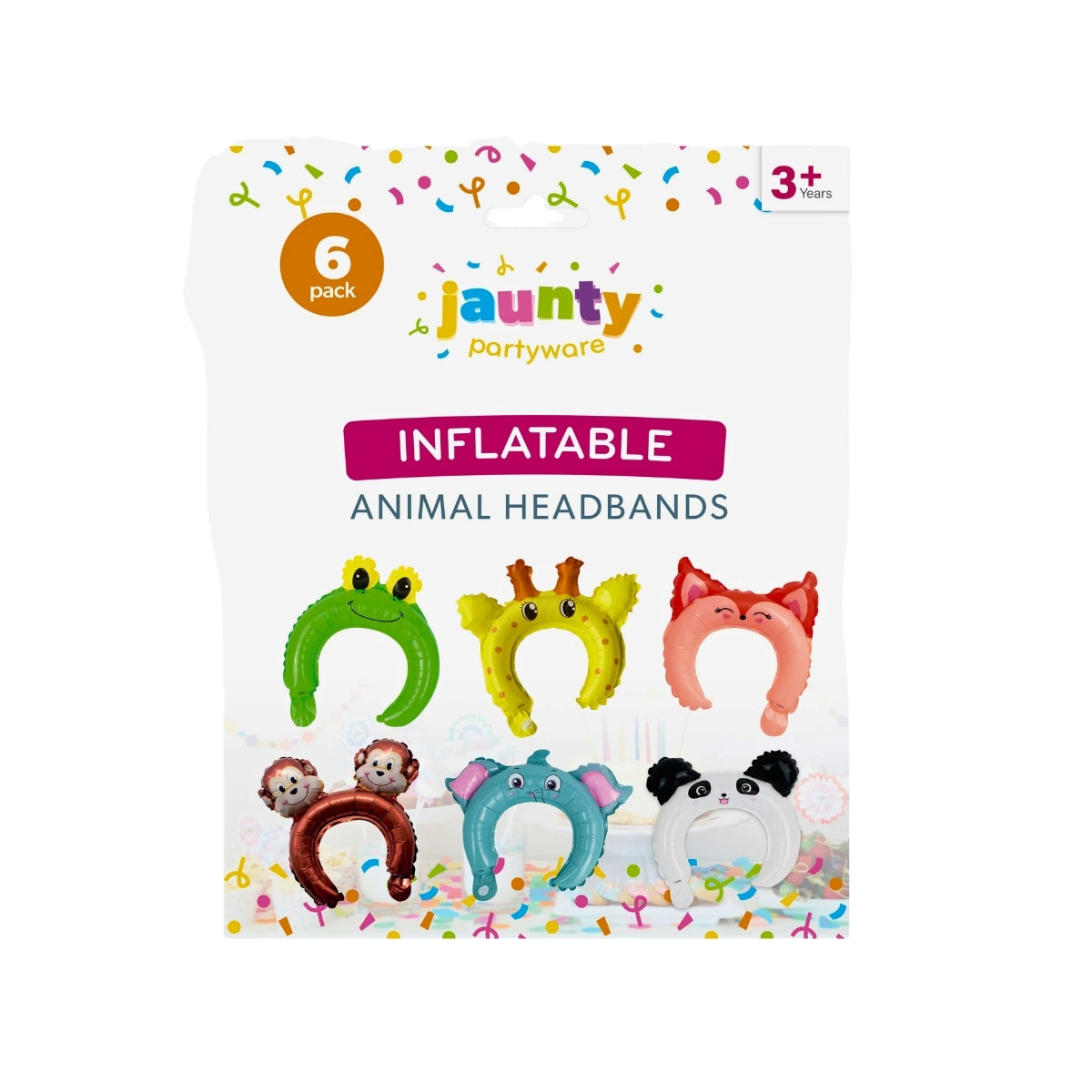 Cartoon Animal Headband Aluminium Foil Balloon Birthday Party Decoration