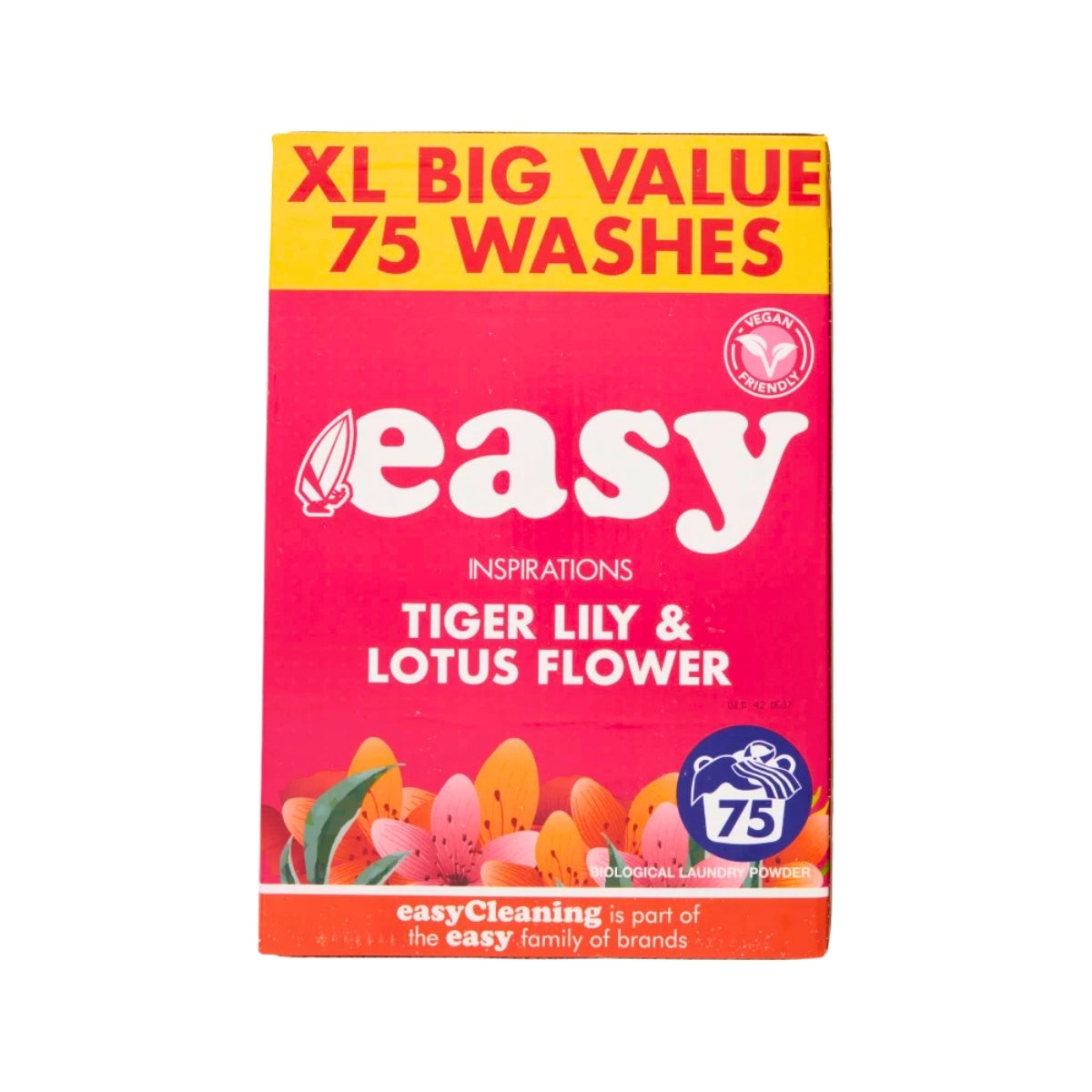 Easy Washing Powder 75 Wash Bio Tiger Lily & Lotus (5.1kg)