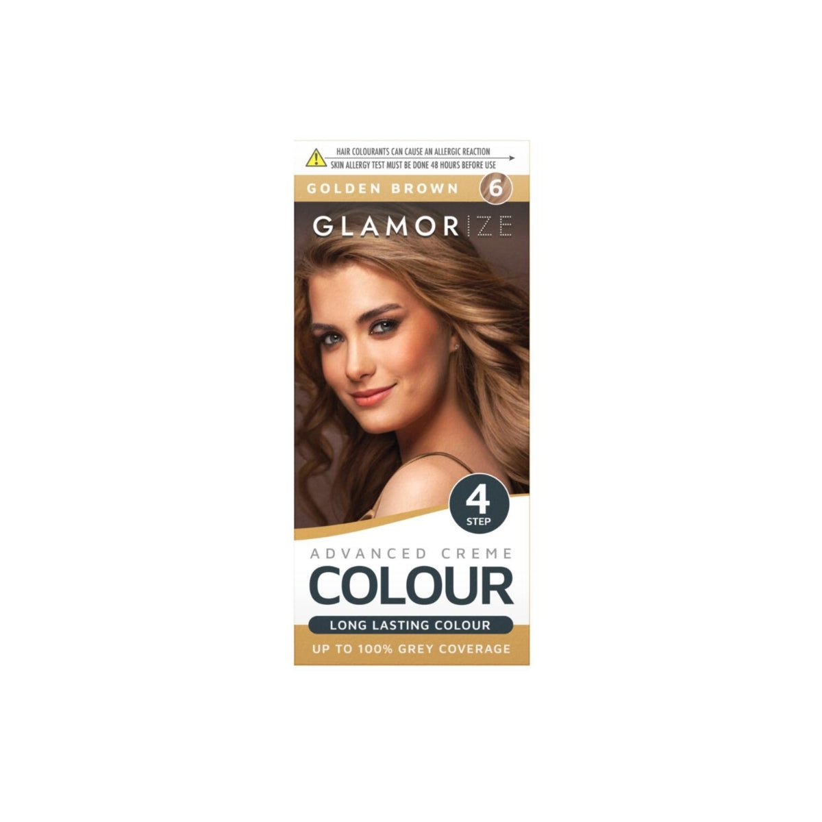 Golden Brown Hair Dye No.6 1pk