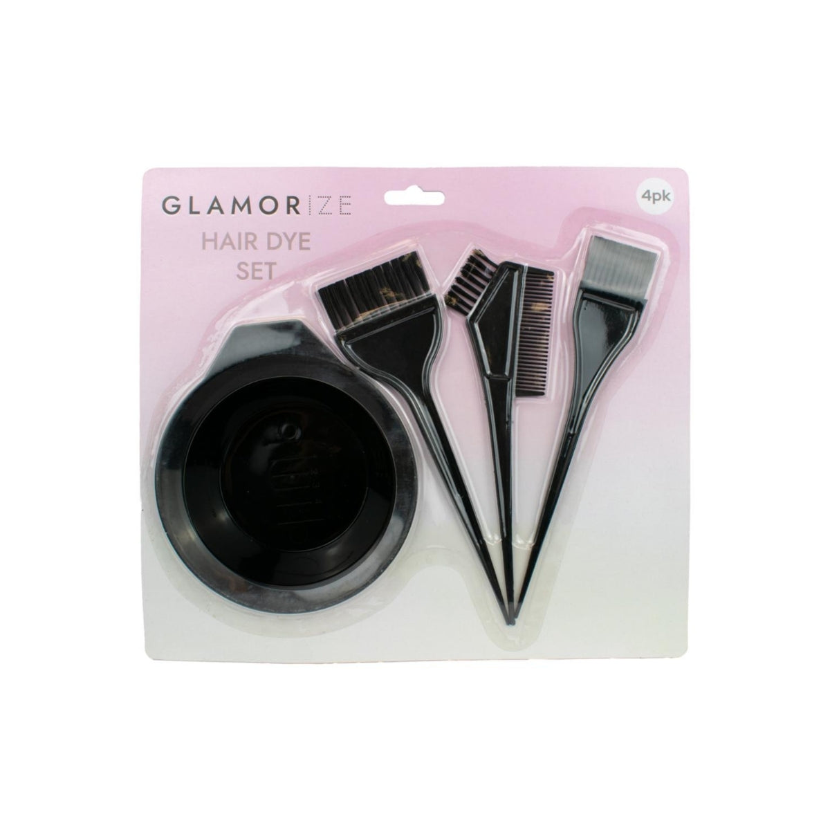 Hair Dye Brush and Bowl Set 4pc