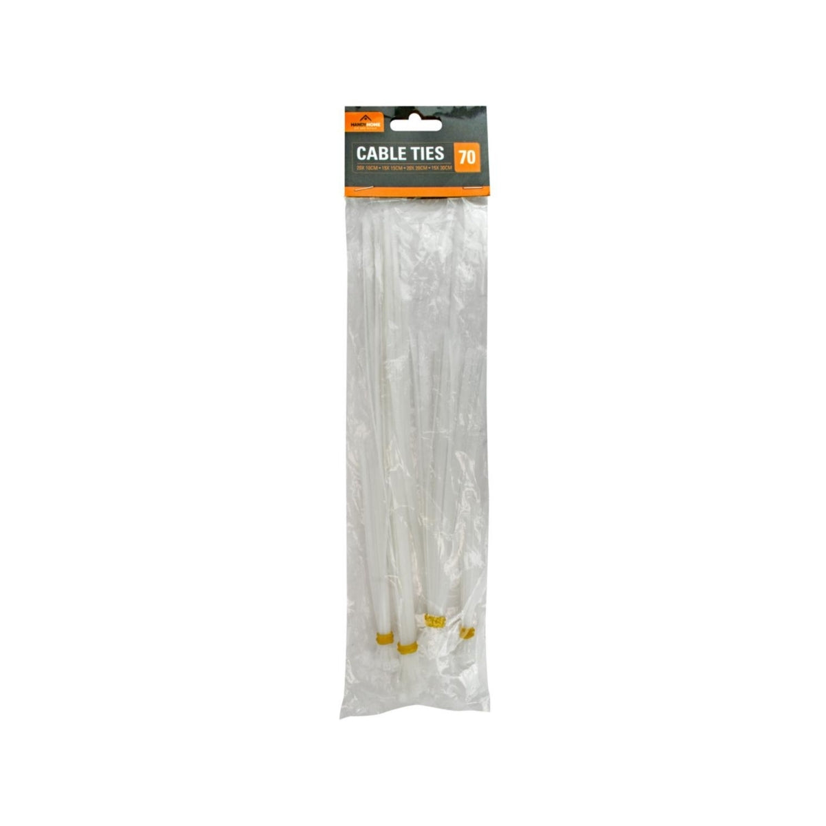 Plastic Cable Ties 70pk