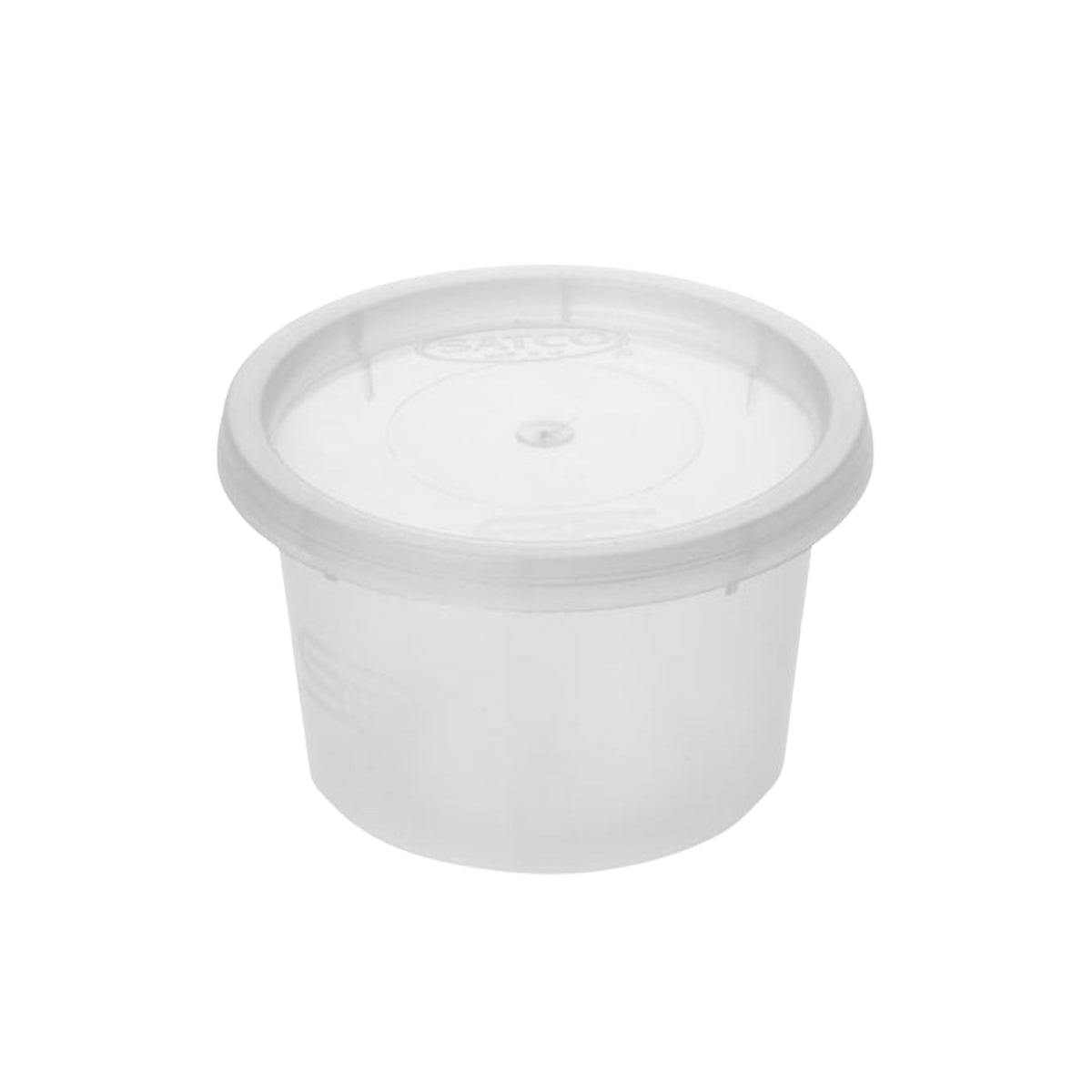 4oz Round Plastic Container