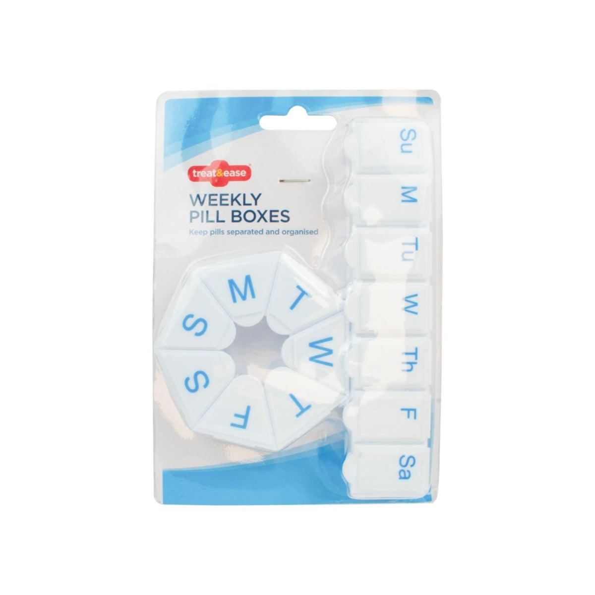 7 Day Weekly Pill Box 2pk