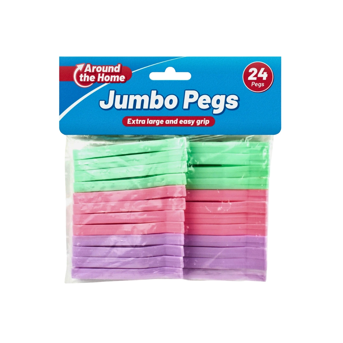 Around The Home Jumbo Pegs 24pk