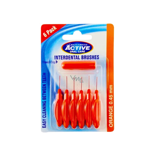 Beauty Formulas Interdental Brushes 0.45mm 6pk