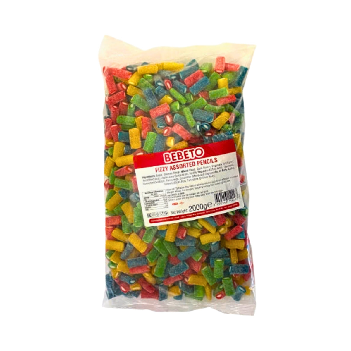 Bebeto Fizzy Assorted Pencils (2kg)
