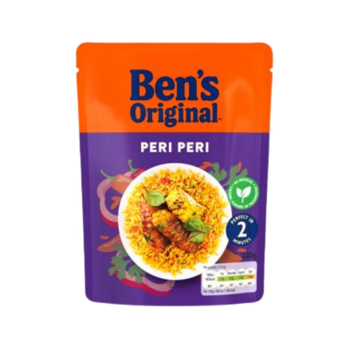 Bens Original Peri Peri Microwave Rice 220g