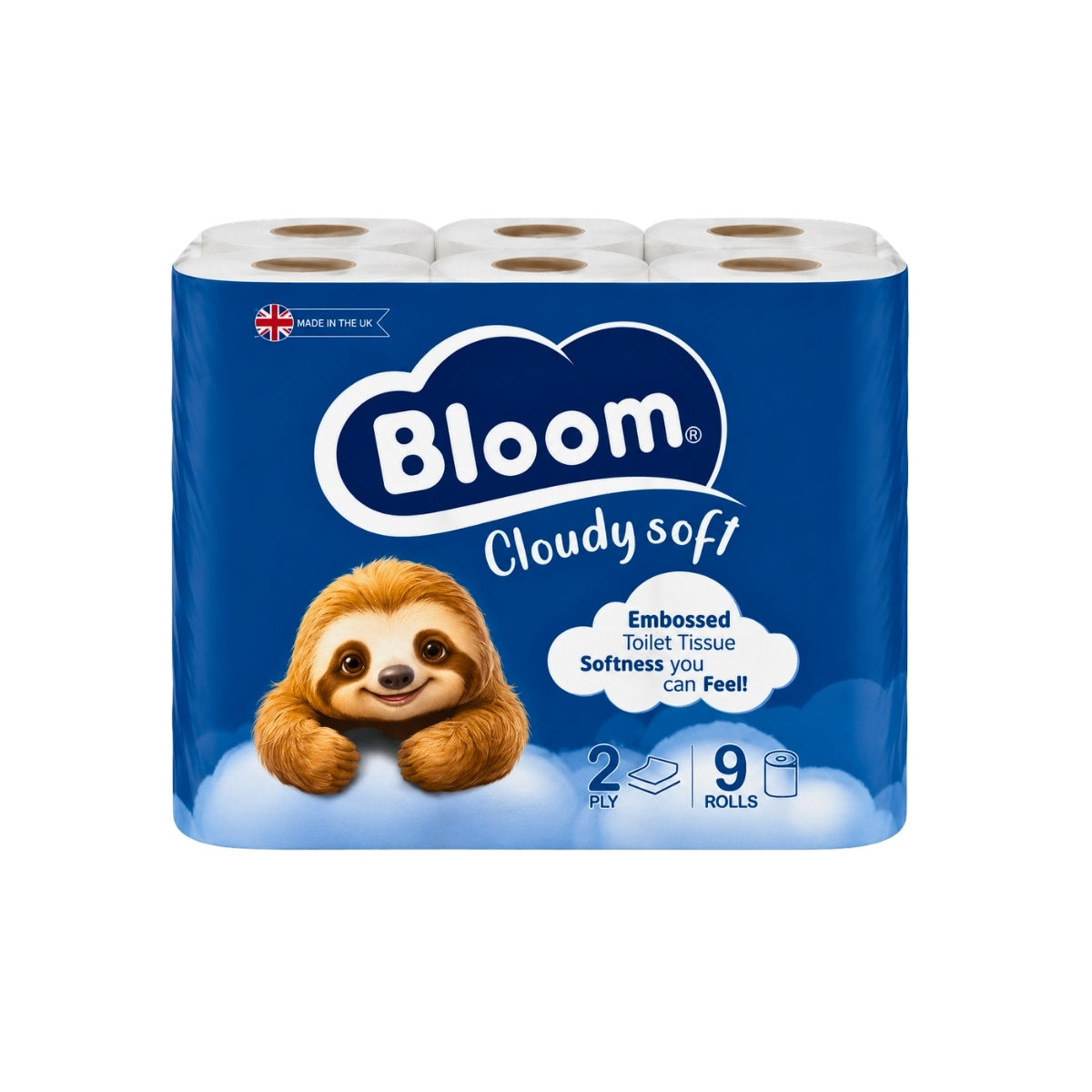 Bloom Toilet Tissues 2ply 9 Rolls