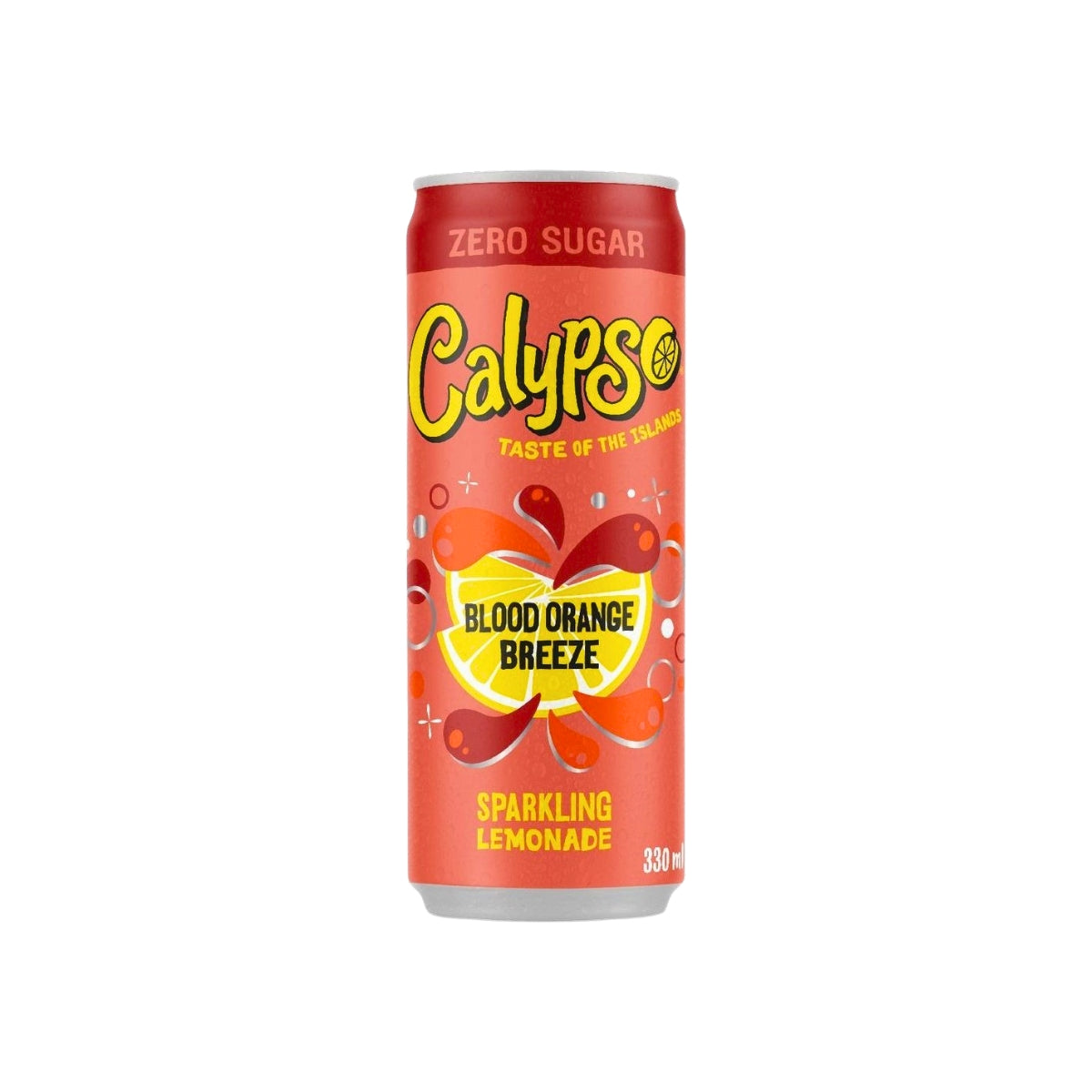 Calypso Blood Orange Breeze Sparkling Lemonade Zero Sugar (4x330ml)