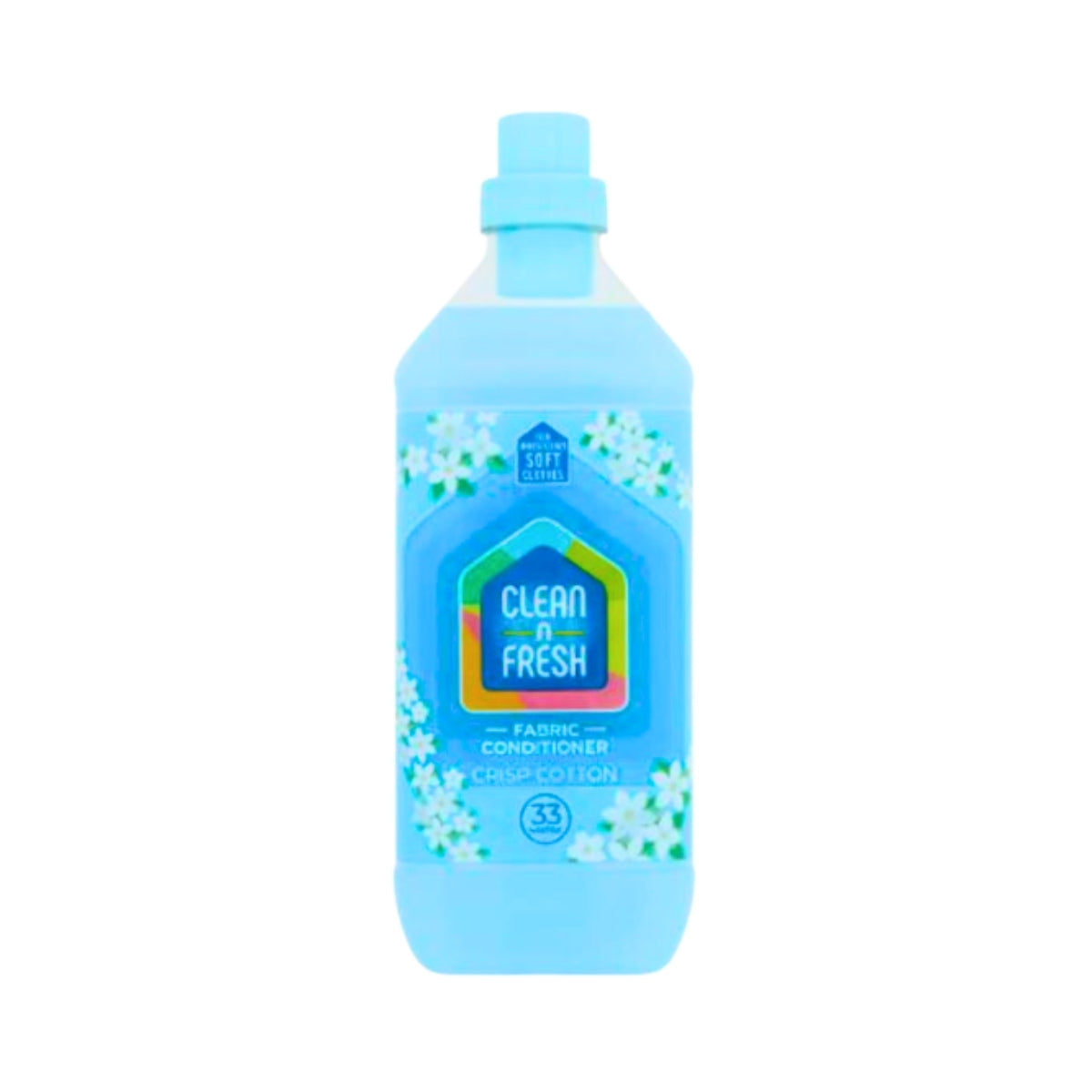 Clean & Fresh Fabric Conditioner Crisp Cotton 33 Washes 1L