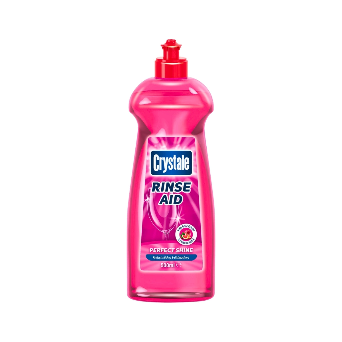 Crystale Dishwasher Rinse Aid Pink Grapefruit (500ml)