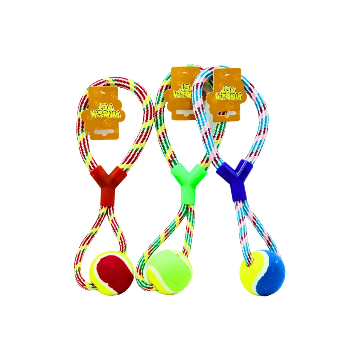 Dog Rope Toy With Ball 35Cm