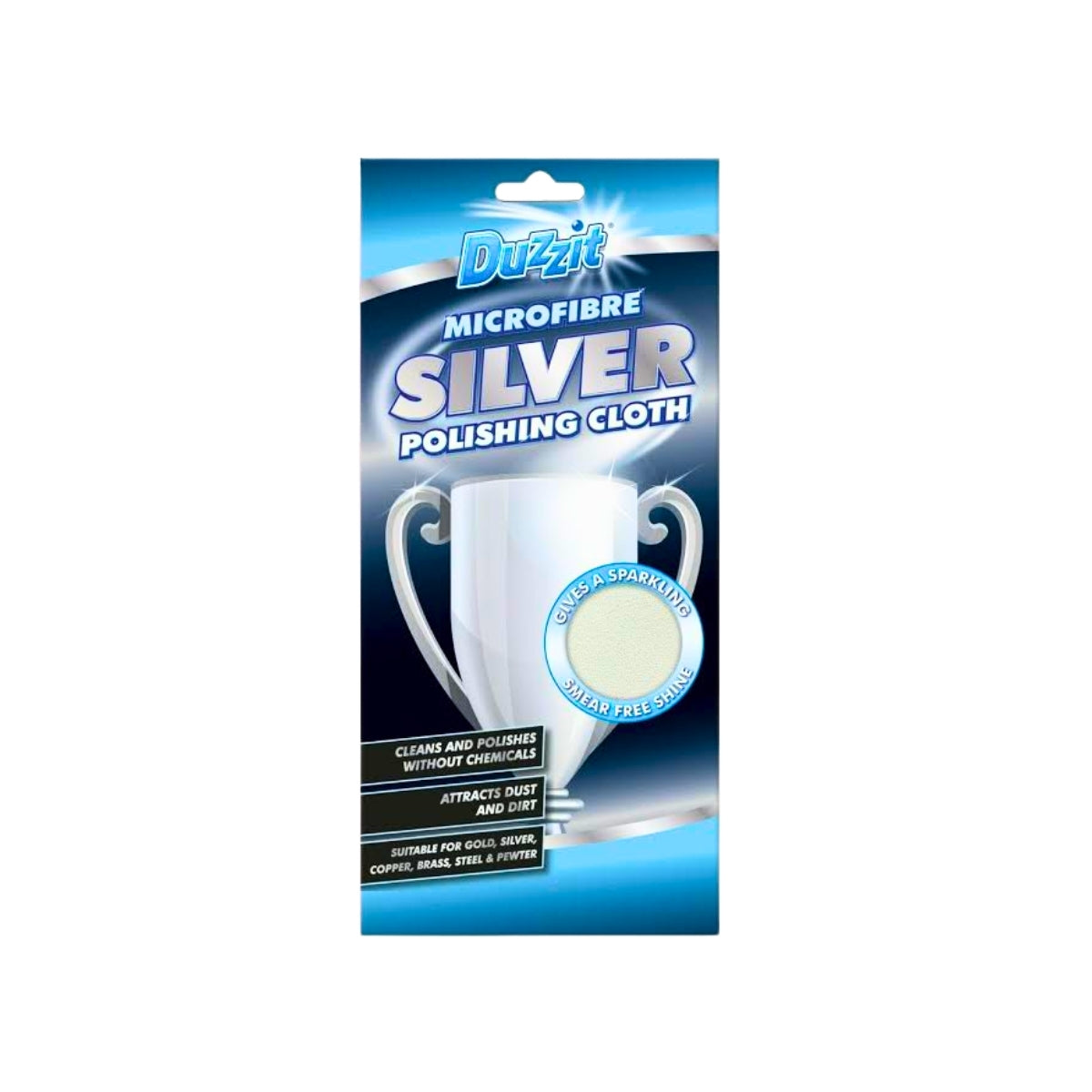 Duzzit Microfibre Silver Polishing Cloth