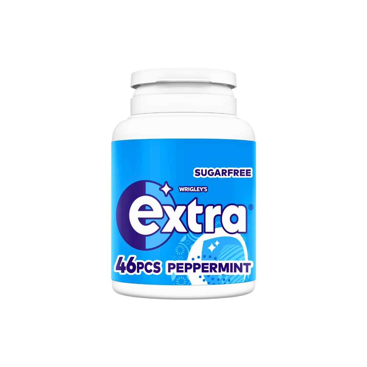 Extra Chewing Gum Bottle Sugar Free Peppermint (46 Pieces)