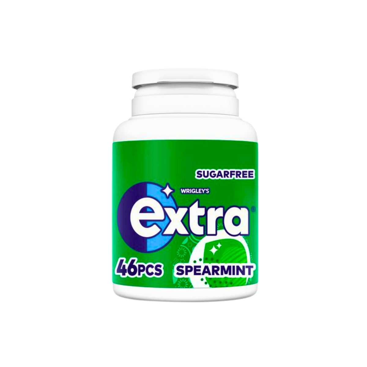 Extra Chewing Gum Bottle Sugar Free Spearmint (46 Pieces)