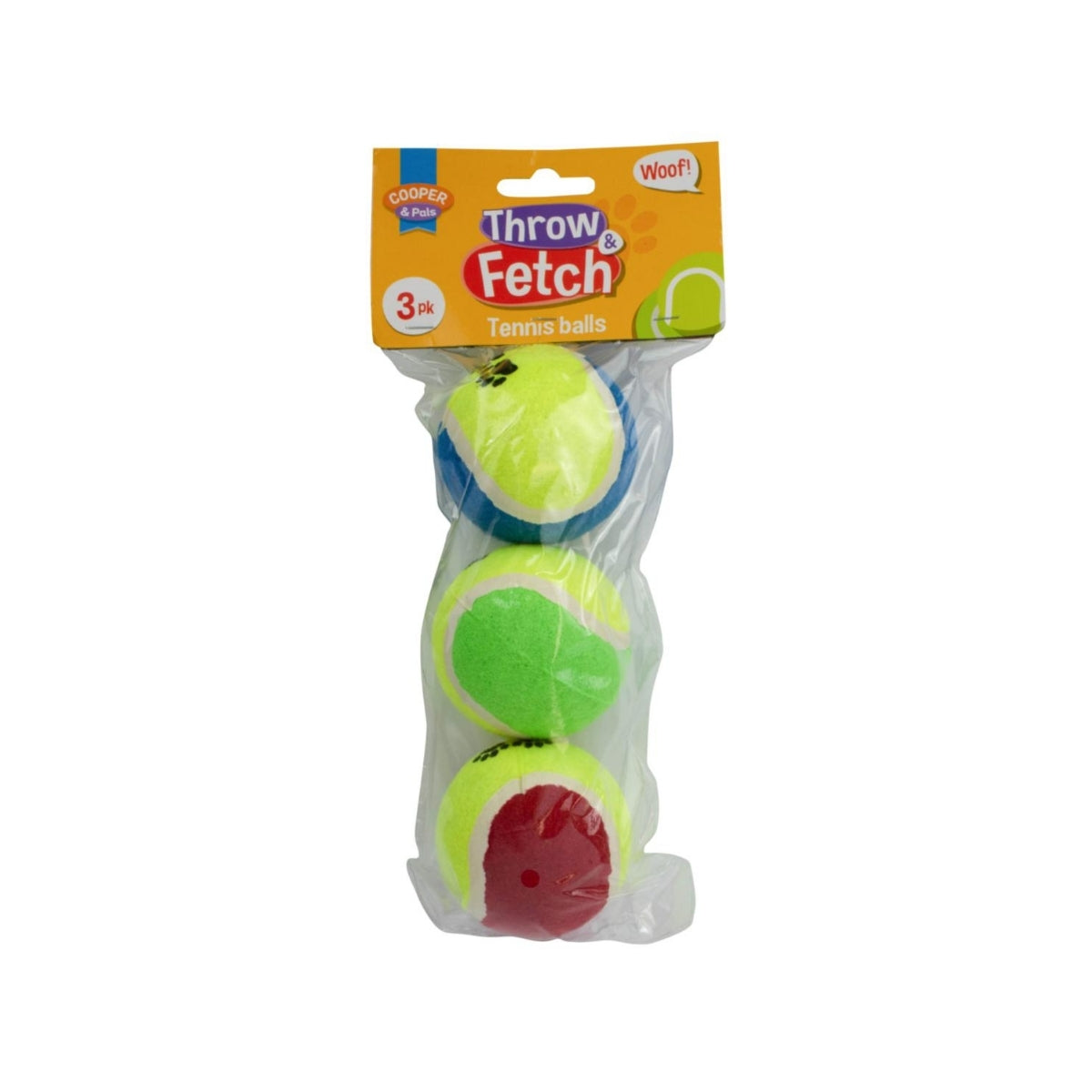 Fetch Em Tennis Ballz 3pk