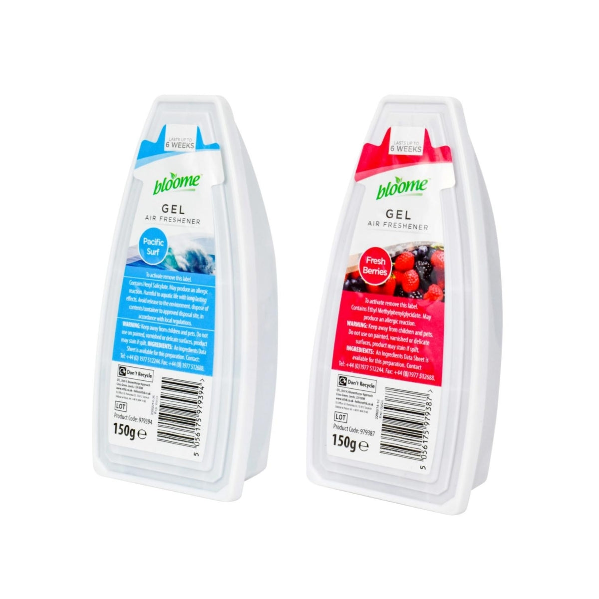 Gel Boat Air Fresheners Berries and Ocean Mix Case