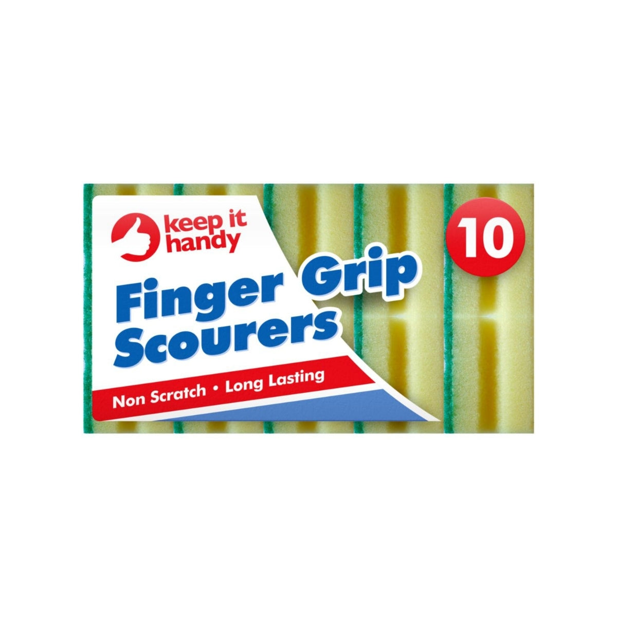 Gripper sponge scourer 10pk