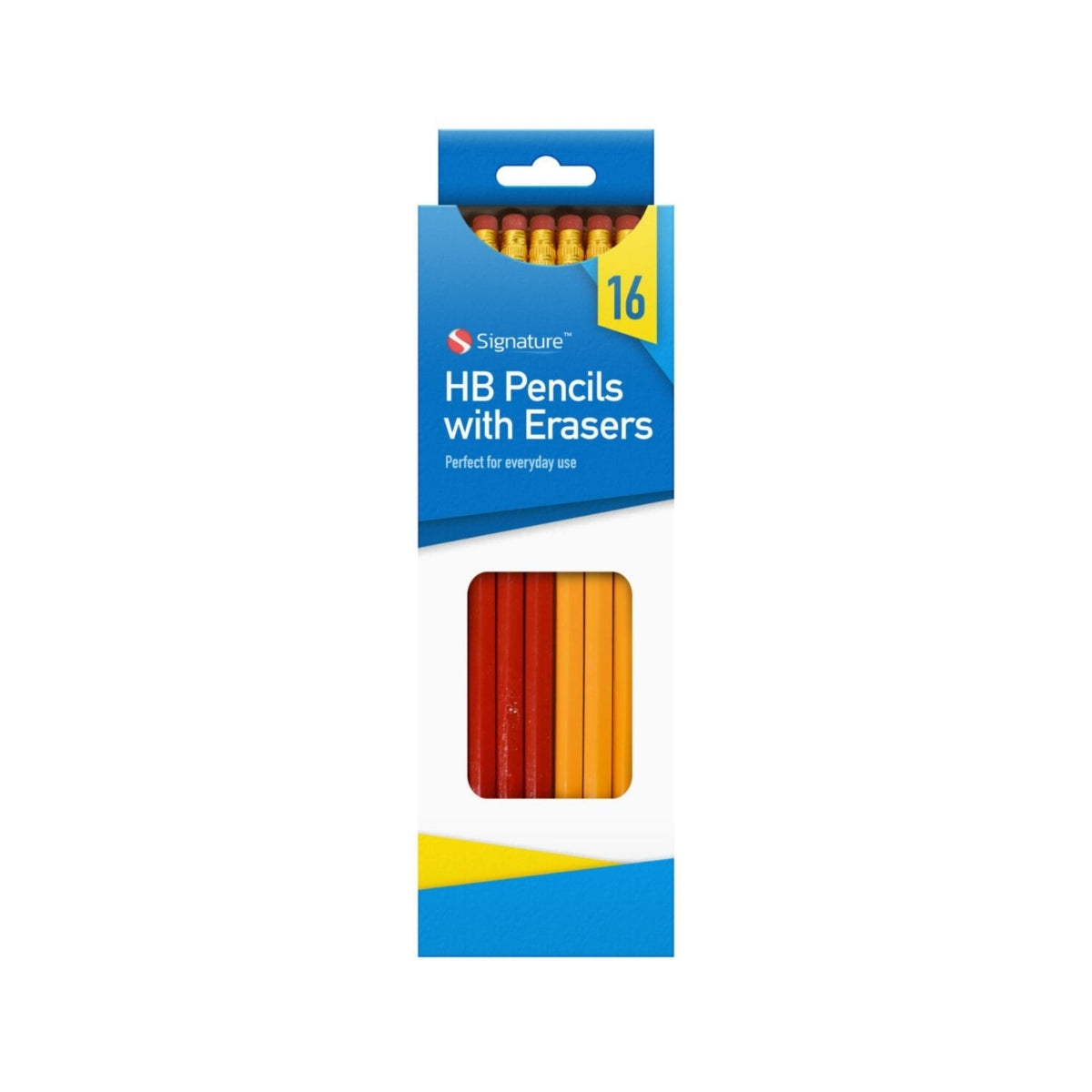 HB Pencils with Erasers 16pk