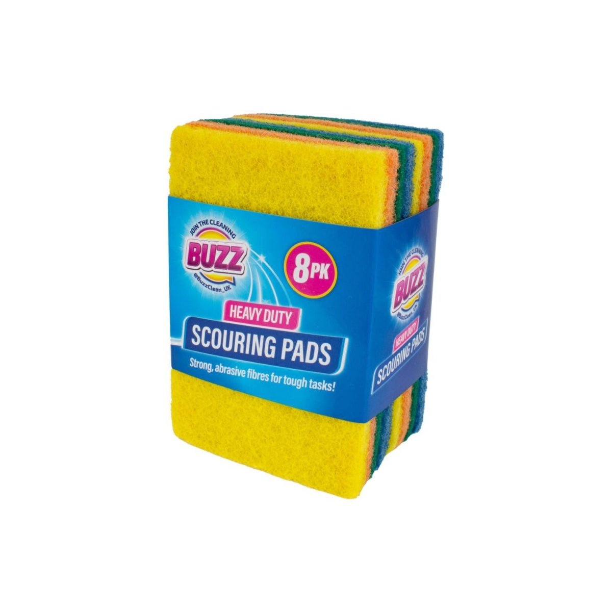 Heavy Duty Scouring Pads 8pk