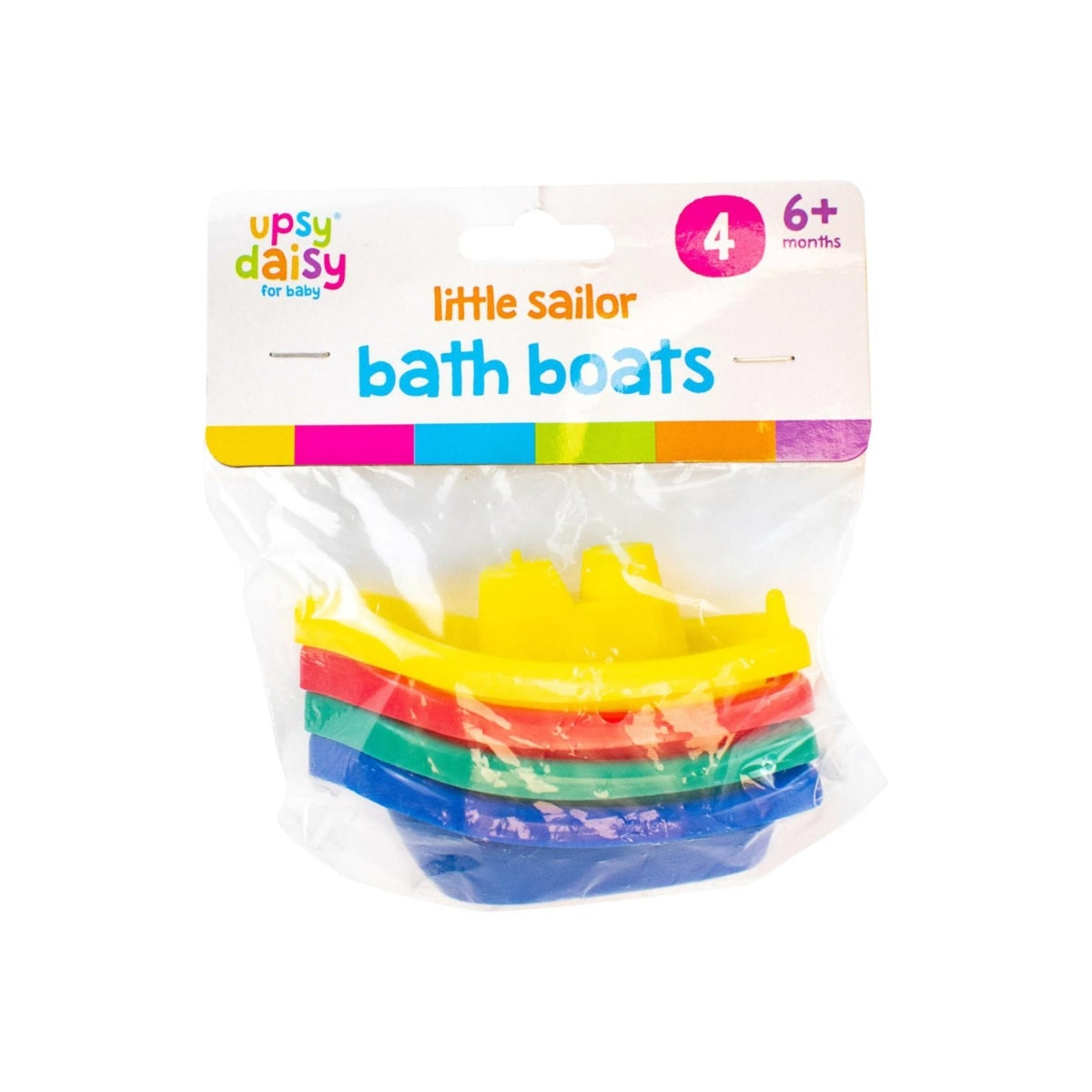 Little Sailor Bath Boats 4pk