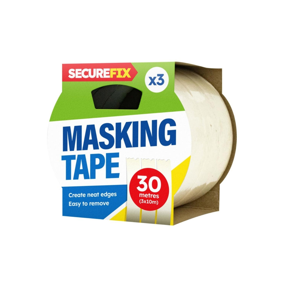 Masking Tape 10m 3pk