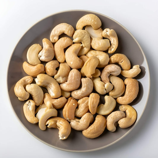 Roasted Cashews - Unsalted, Healthy Snack Option | Britnuts