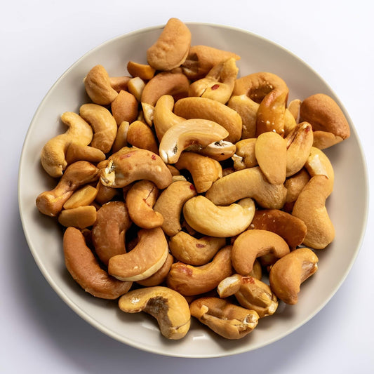 Delicious Roasted and Salted Cashews - Irresistible Nut Snack for Snacking Bliss | Britnuts