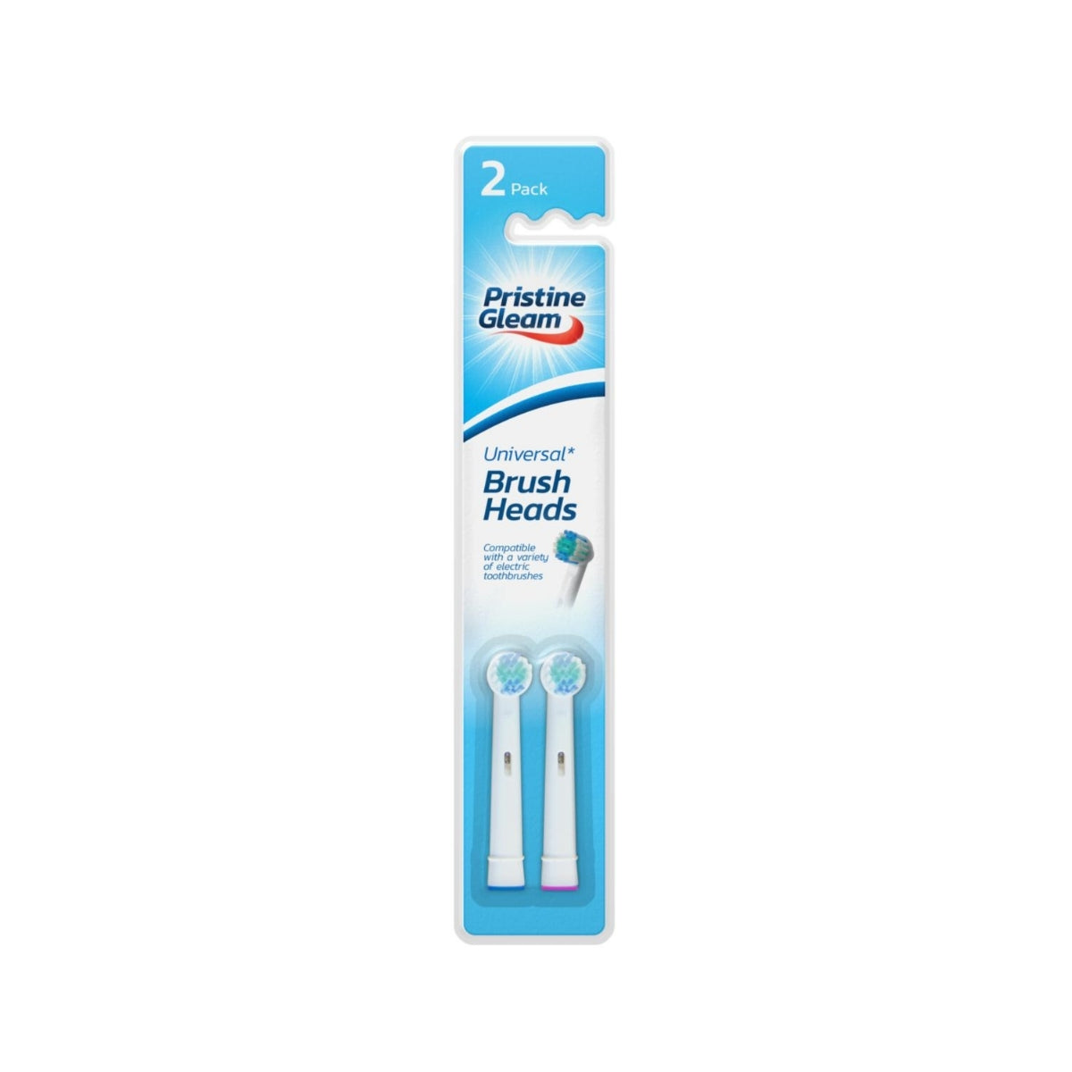 Universal Power Toothbrush Heads 2pk