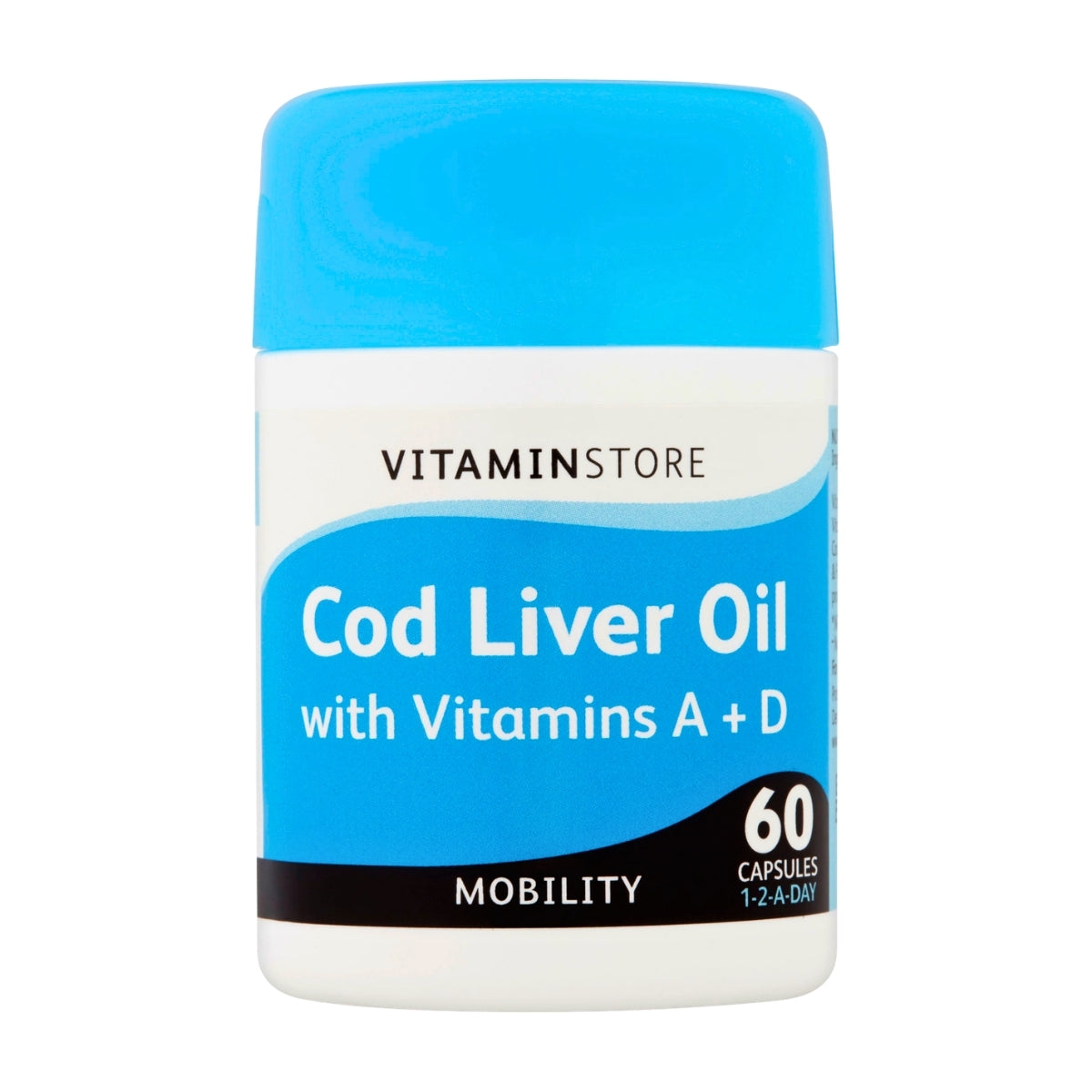 Vitamin Store Cod Liver Oil 500mg (60 Capsules)